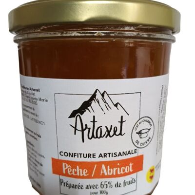 Extra Pfirsich-Aprikosen-Marmelade 320 g – 65 % Frucht