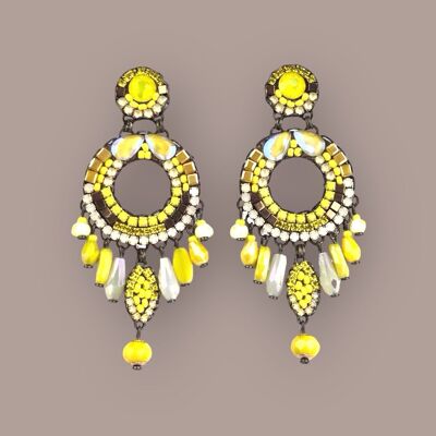 LEMON DROPS crystal earrings