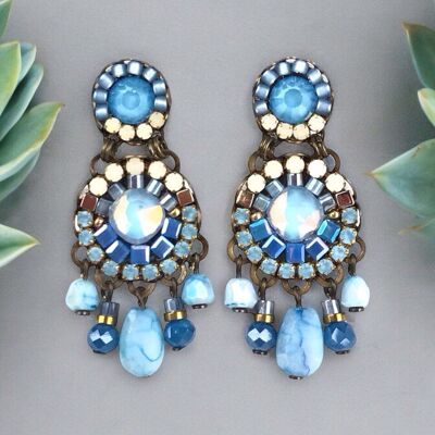 CELESTE crystal earrings