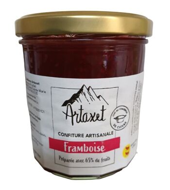 Confiture extra de framboise 320G - 65% de fruits