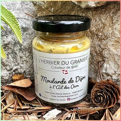 Dijon mustard with wild garlic