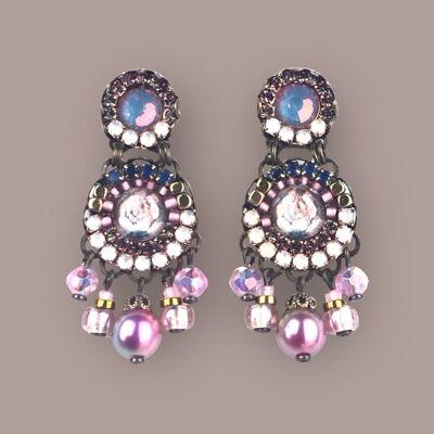 PENDIENTES DE CRISTALES HIEL