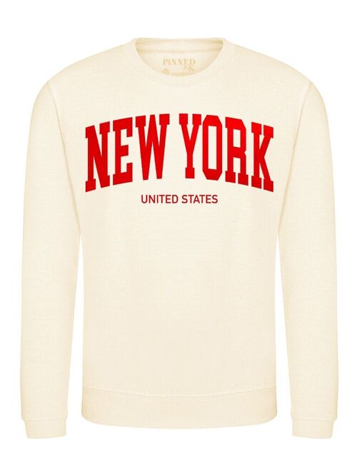 Sweater New York Red Velvet