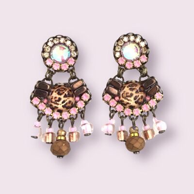 PENDIENTES DE CRISTALES PANTERA SUMMER