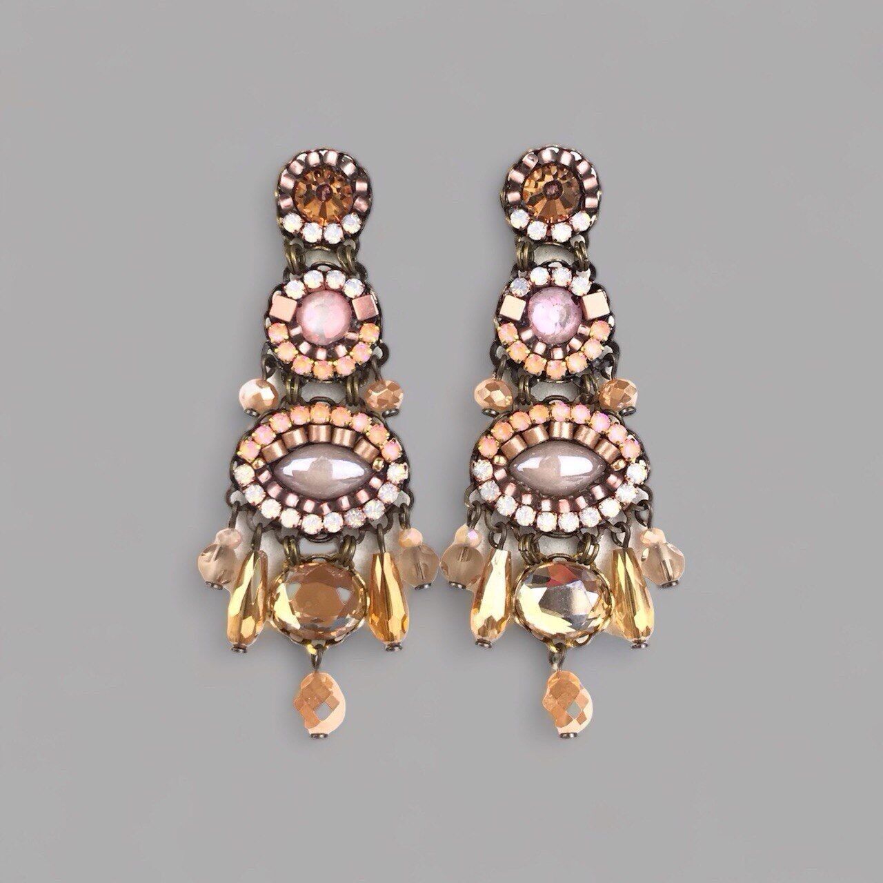 ORECCHINI IN CRISTALLO DHALIA