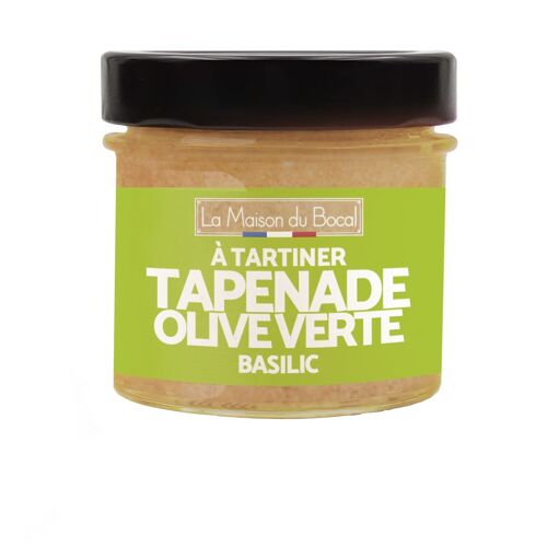 Tapenade Olive Verte Basilic