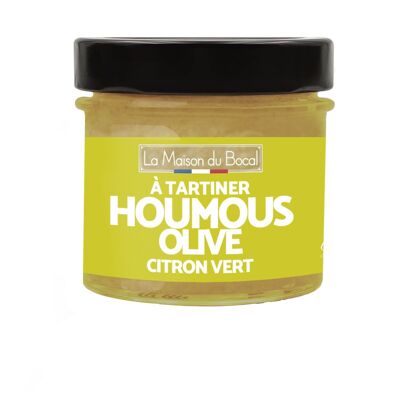 Limetten-Oliven-Hummus