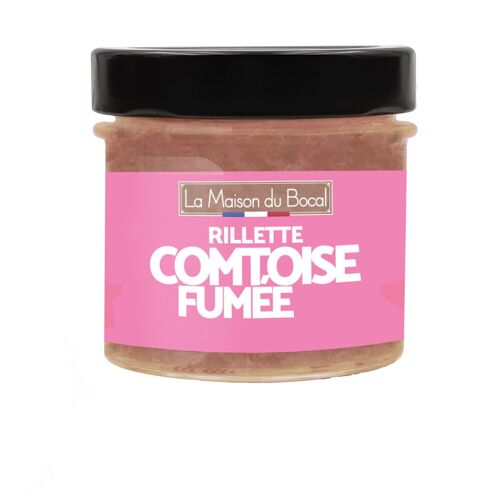 Rillette comtoise porc fumé