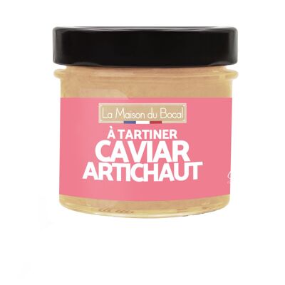 Crema de caviar y alcachofas