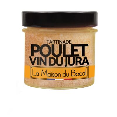 Crema de pollo al vino del Jura