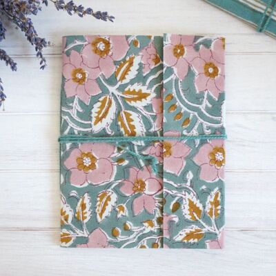 “Summer” fabric-covered notebook