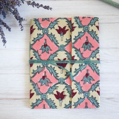 Notebook covered with “Dulce” fabric