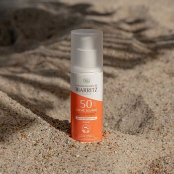 Crème solaire visage SPF50 1