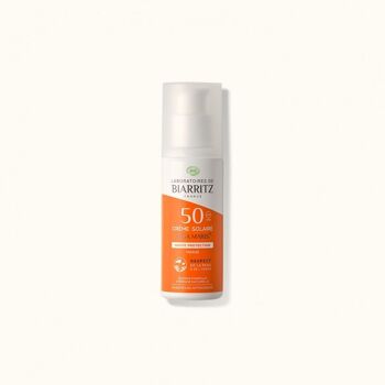 Crème solaire visage SPF50 4