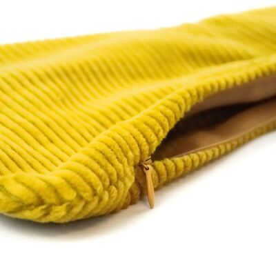 Reading bone cover – wide cord mustard yellow