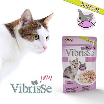 Sachets de nourriture humide en gelée pour chat - Vibrisse Kitten Jelly sachet 70g 3