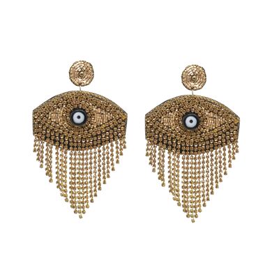 Golden Eyes - Boucles d'oreilles