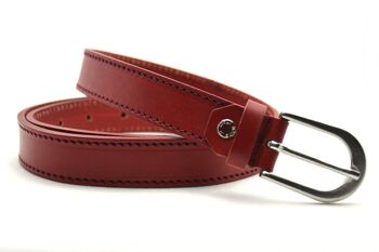 100% Cuir de vachette - Ceinture femme cuir 025/25 12