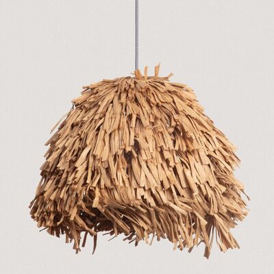 Ledkia Malaika ILUZZIA Raffia Pendant Lamp Black/White