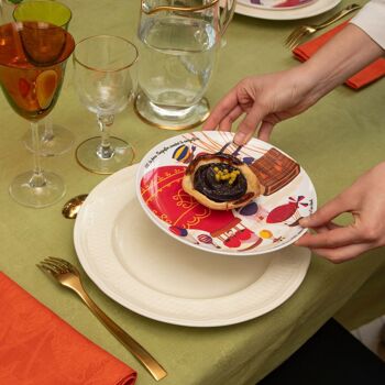 Assiette à entrée / dessert - Mélamine biosourcée, création française. 5