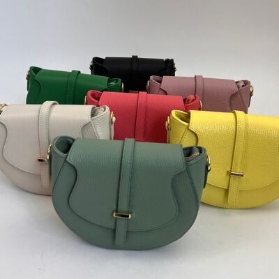 Sac en cuir 'Ella' | 100 % cuir | Plusieurs couleurs