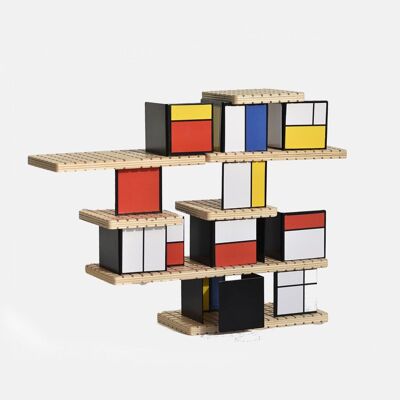 HOUSE of Mondrian Art Construction Toy