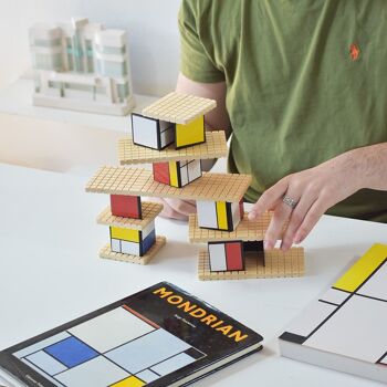 Jouet de construction artistique HOUSE of Mondrian 2