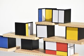 Jouet de construction artistique HOUSE of Mondrian 8