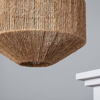 Ledkia Lampe à Suspension en Jute Calliope ILUZZIA Sans Câble 3