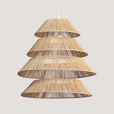 Ledkia Aymara Jute Pendant Lamp Ø520 mm ILUZZIA Braided White