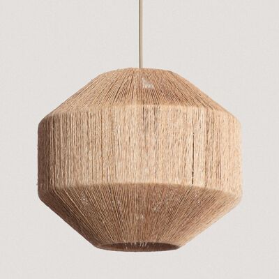 Ledkia Jute Pendant Lamp Calliope ILUZZIA Green Textile