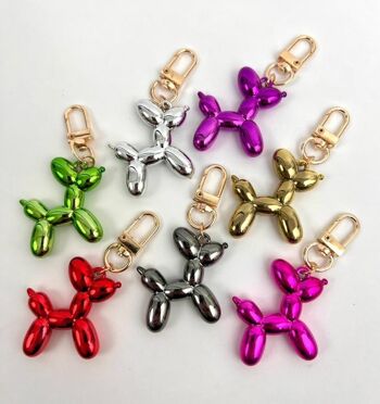 Porte-clés ballon de chien couleur | Plusieurs couleurs 1
