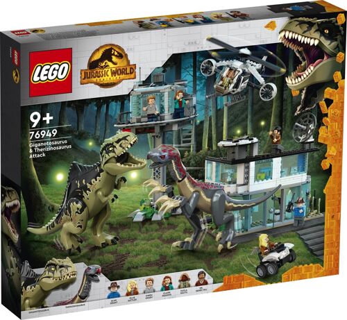 LEGO 76949 - L’attaque du Giganotosaurus et du Therizinosaurus