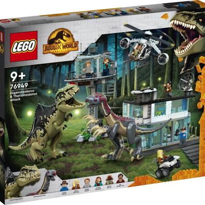 LEGO 76949 – Angriff des Giganotosaurus und Therizinosaurus