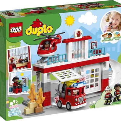 LEGO 10970 - Estación de Bomberos y Helicóptero