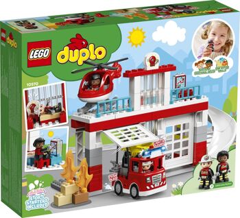LEGO 10970 - La caserne et l’hélicoptère des pompiers 1