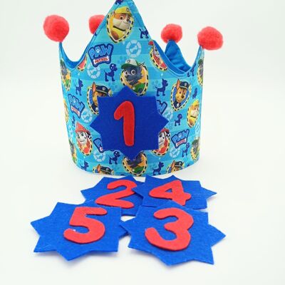 Patrol birthday crown