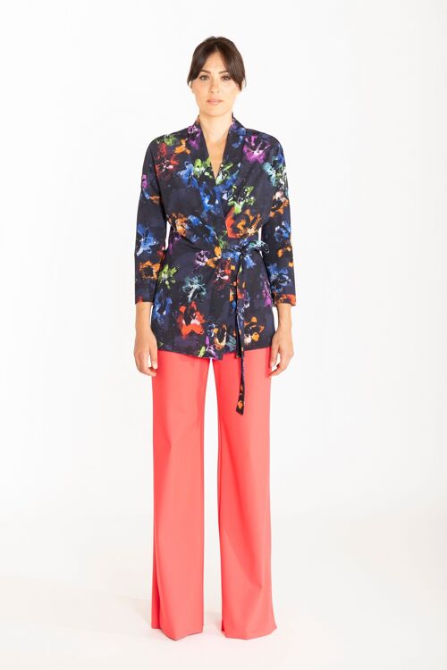 Blusa a portafoglio