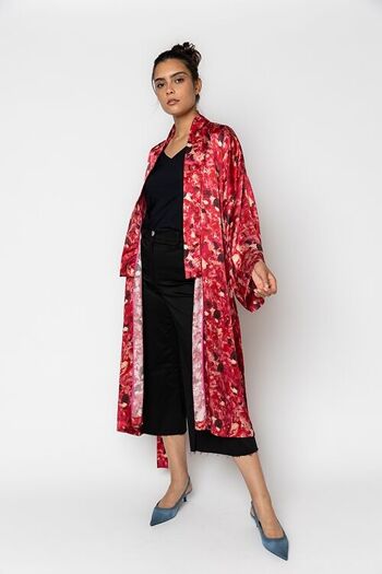 Kimono en soie avec imprimé 2