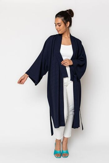 Kimono bleu foncé 1