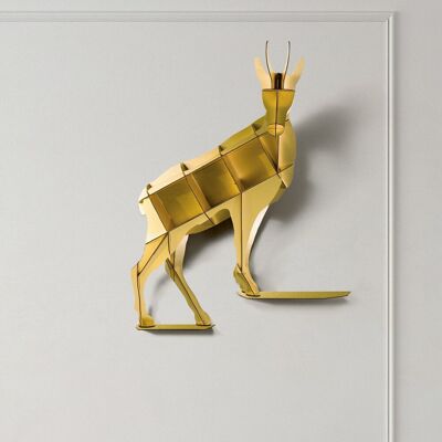 Chamois wall shelf - HORACE GOLD