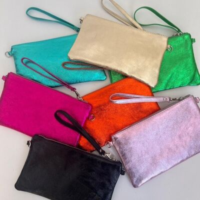 Clutch 'Iza' | 100% Leather | Several colors