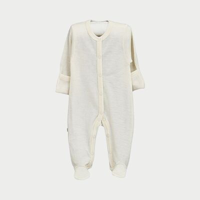 Pyjama laine mérinos Wool, crème