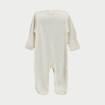 Pyjama laine mérinos Wool, crème 6