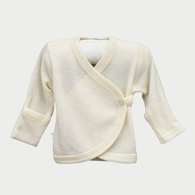 Wool merino wool cardigan, cream