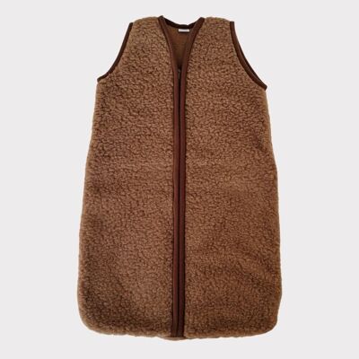 Skin baby wool sleeping bag N°4, chocolate