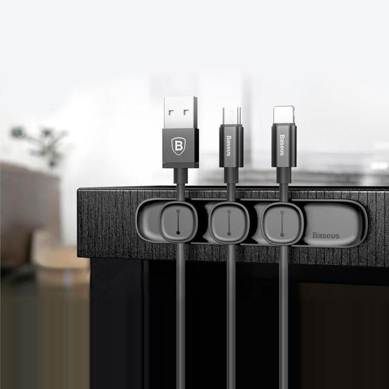 Cable Organizer with Magnetic Clips