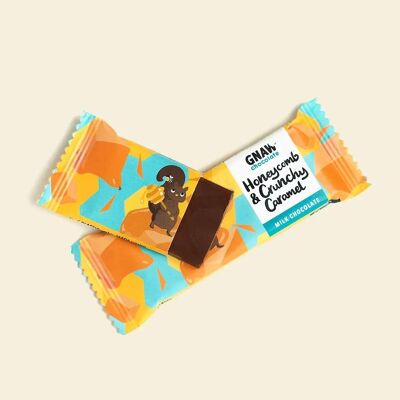 Snack Bar Nid d'Abeille & Caramel Croquant 35g