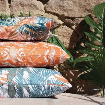 Coussin Imprimé Tropical Collection Jardin BORNEO 2