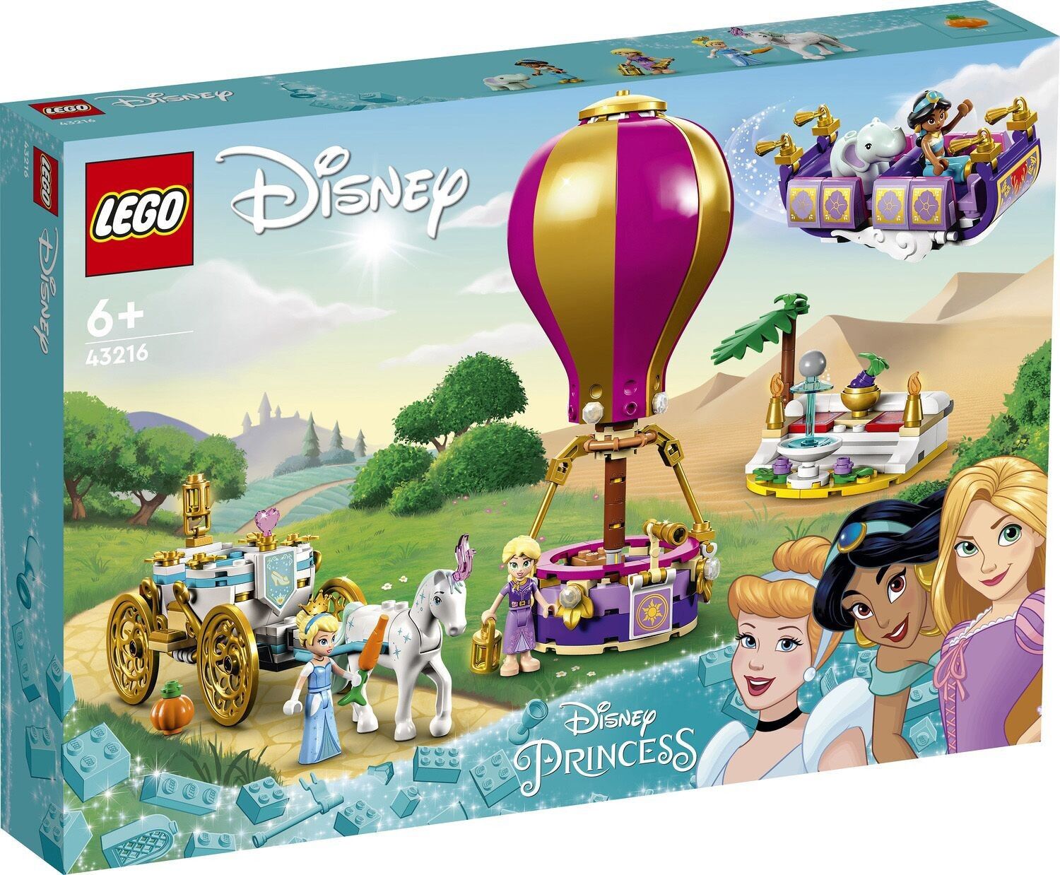 LEGO 43216 - El viaje encantado de las princesas Disney
